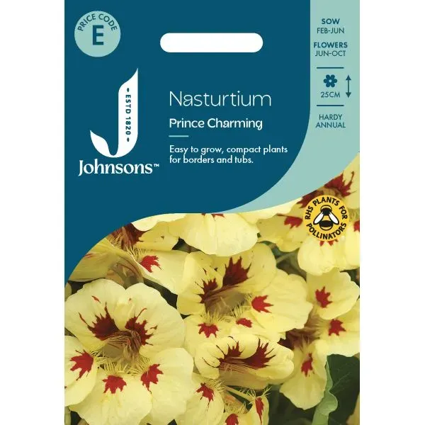World Botanics Nasturtium Prince Charming bloemzaden 25 cm
