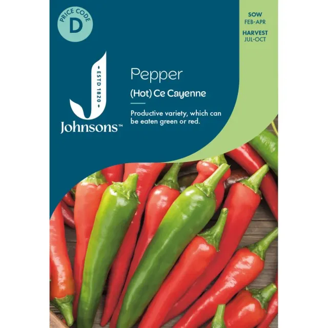 World Botanics Chilli De Cayenne zaden heet 10 cm