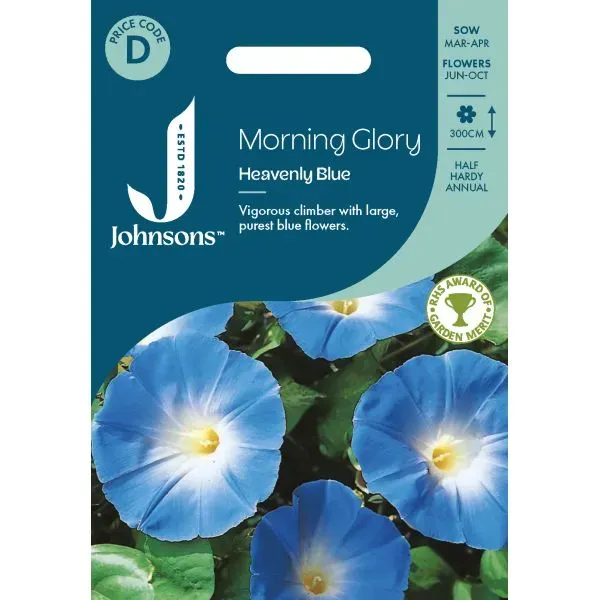 World Botanics Heavenly Blue morning glory zaden klimmer