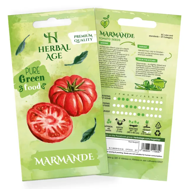 Herbal Age Premium Marmande tomatenzaden ca. 40 zaden vleestomaat
