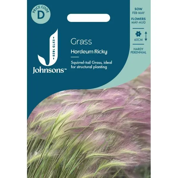 World Botanics Hordeum Ricky siergras zaden roze