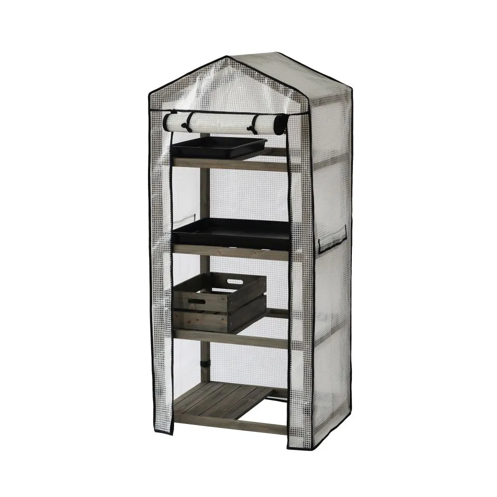 World Botanics VegTrug Nursery kweekkas naturel hout compact
