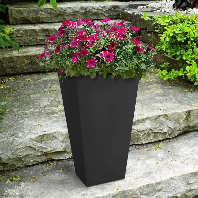 World Botanics Sonata bloempot 71cm leisteen 2 stuks 50 liter