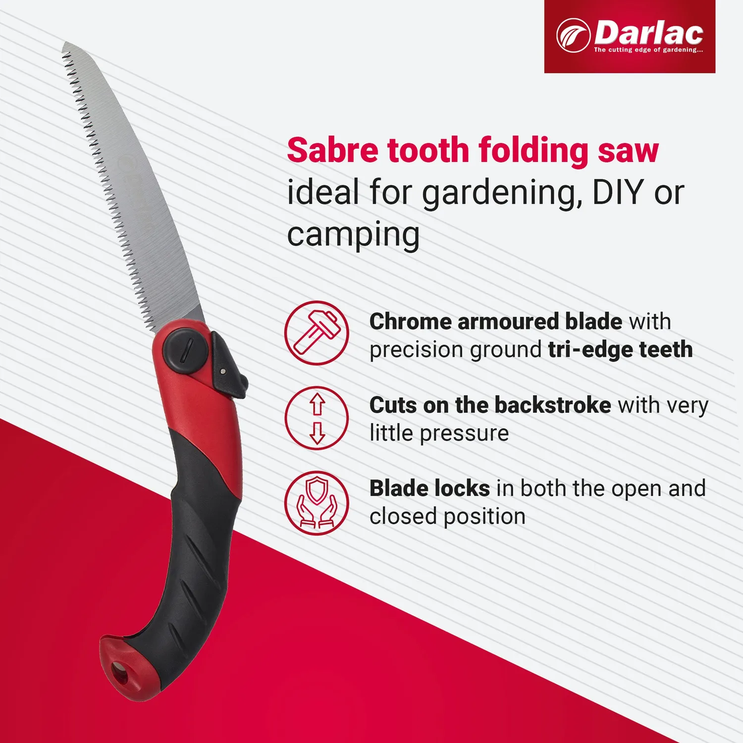 Darlac Sabre Tooth vouwzaag 21 cm tweezijdig