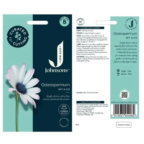World Botanics Sky & Ice osteospermum zaden onbespoten