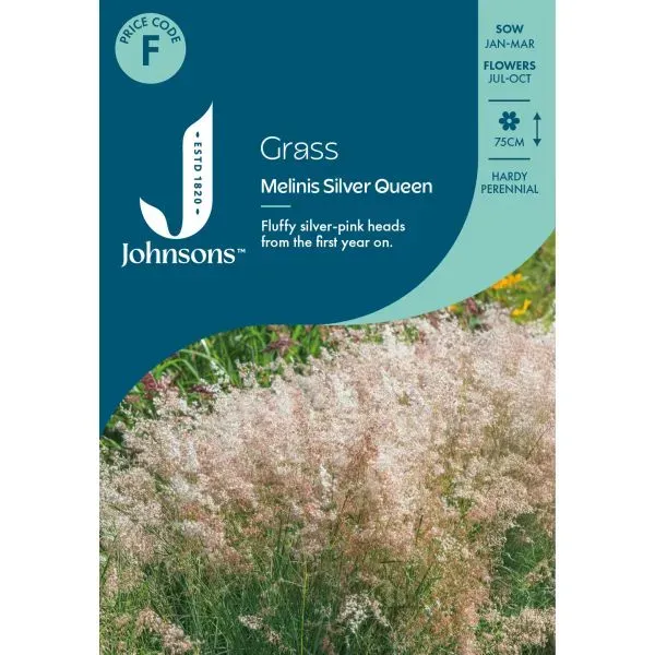 World Botanics Melinis Silver Queen graszaden zilverroze