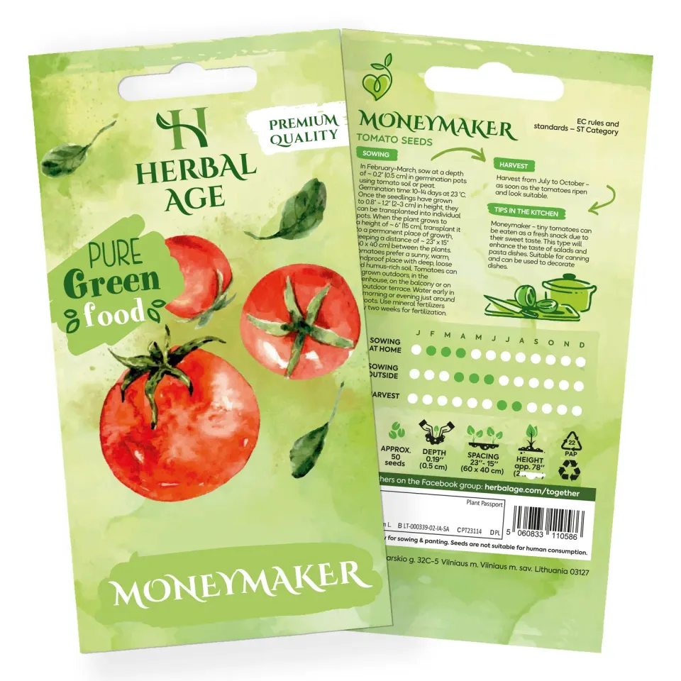 Herbal Age Premium Moneymaker tomatenzaden 50 zaden klassiek