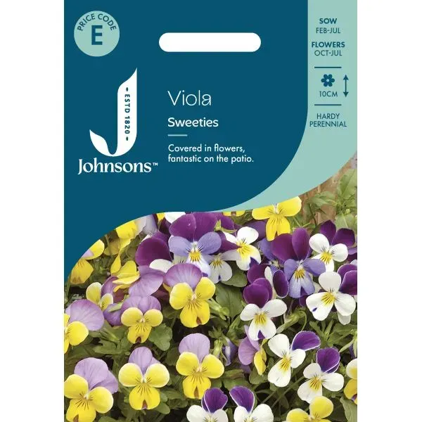 World Botanics Viola Sweeties vioolzaden tweekleurig