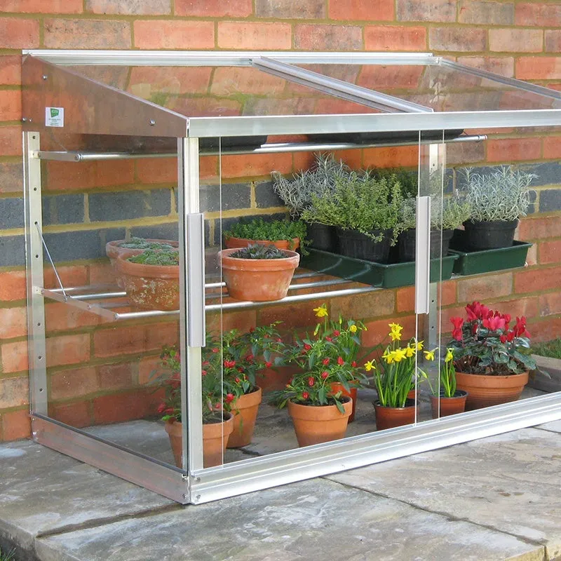 World Botanics Lean to Wall Half Frame muurkas 121 cm glas
