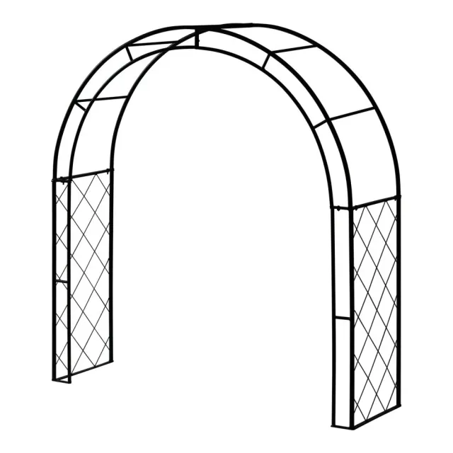 World Botanics VegTrug Climbing Arch klimboog zwart staal 144 cm