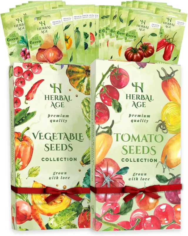 Herbal Age Deluxe 26 Varieties zaden set 26 soorten 5600 zaden