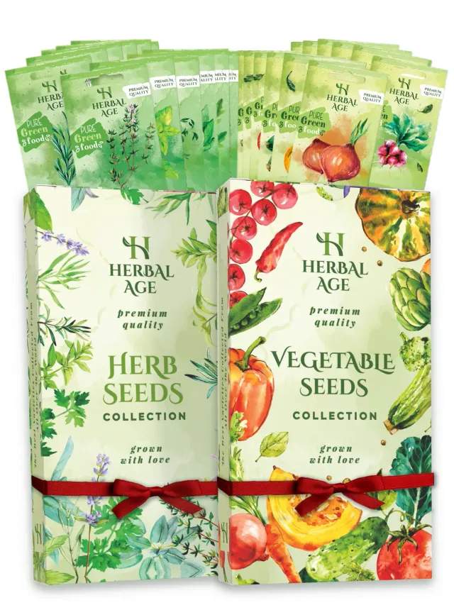Herbal Age Deluxe 24 soorten groente kruiden zadenset cadeau