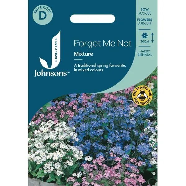 Johnsons Vergeet-mij-niet bloemzaden gemengd blauw