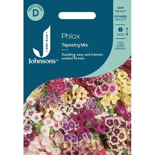 World Botanics Phlox Tapestry Mix bloemzaden mix geur