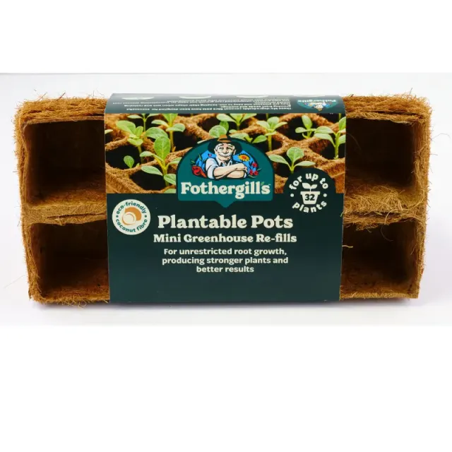World Botanics Plantable Pots navulling 32 stuks afbreekbaar