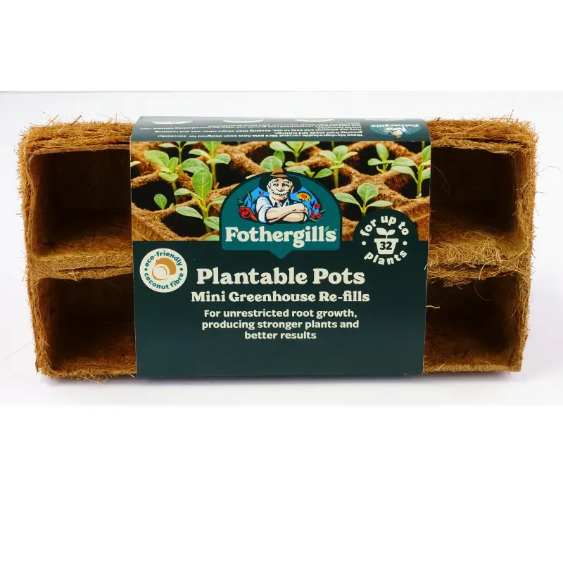 World Botanics Plantable Pots navulling 32 stuks afbreekbaar