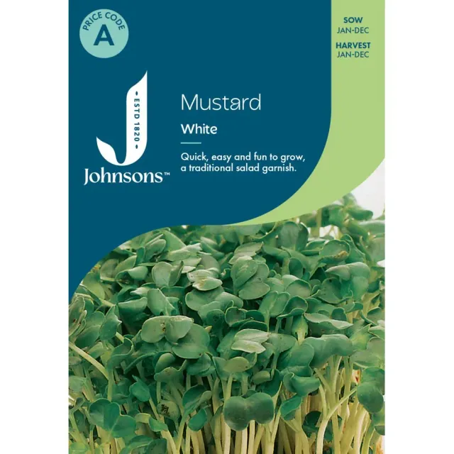 World Botanics White mosterdzaden kiemgroente pittig