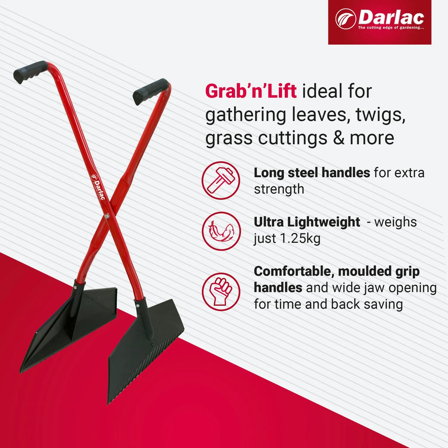 Darlac Grab-n-Lift bladgrijper 89cm lichtgewicht