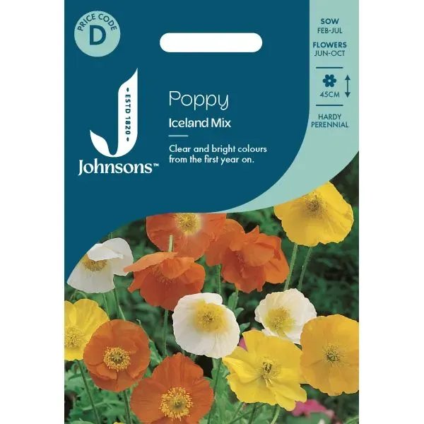 World Botanics Poppy Iceland Mixed zaden zonnige border