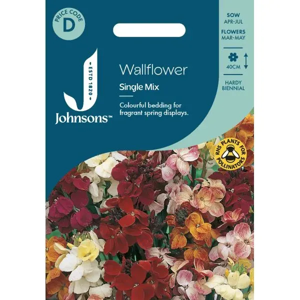 World Botanics Wallflower Single Mix muurbloemzaden mix