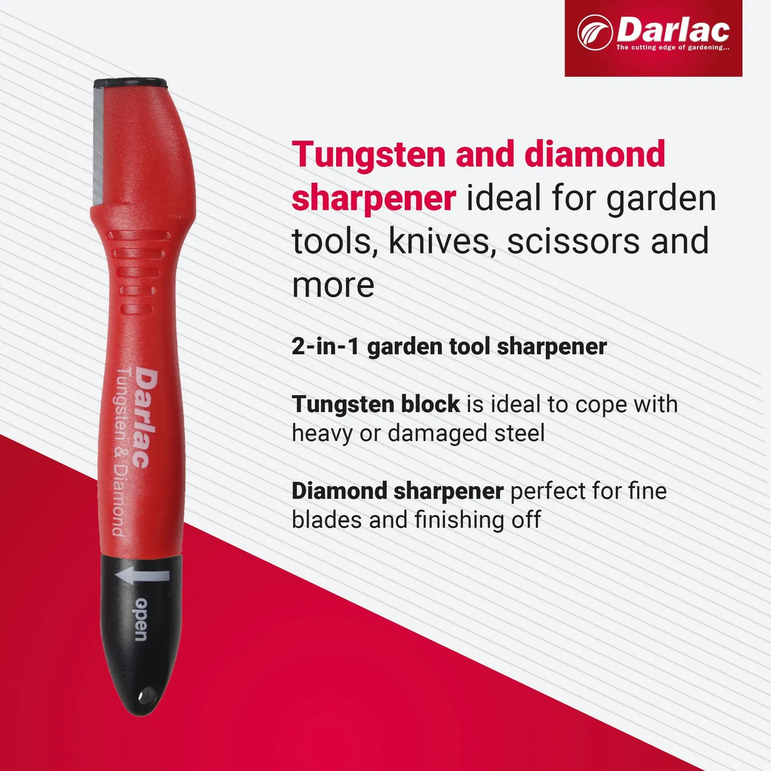 Darlac Tungsten Diamond Sharpener tuinslijper