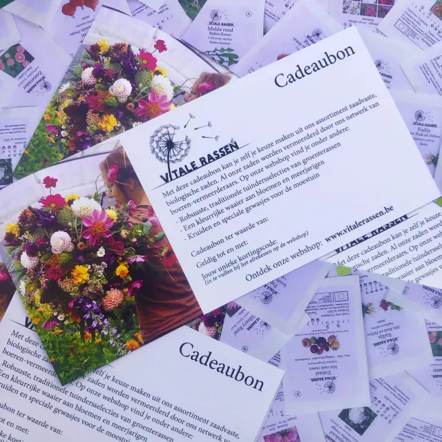 Vitale Rassen Cadeaubon digitaal 10 euro cadeau