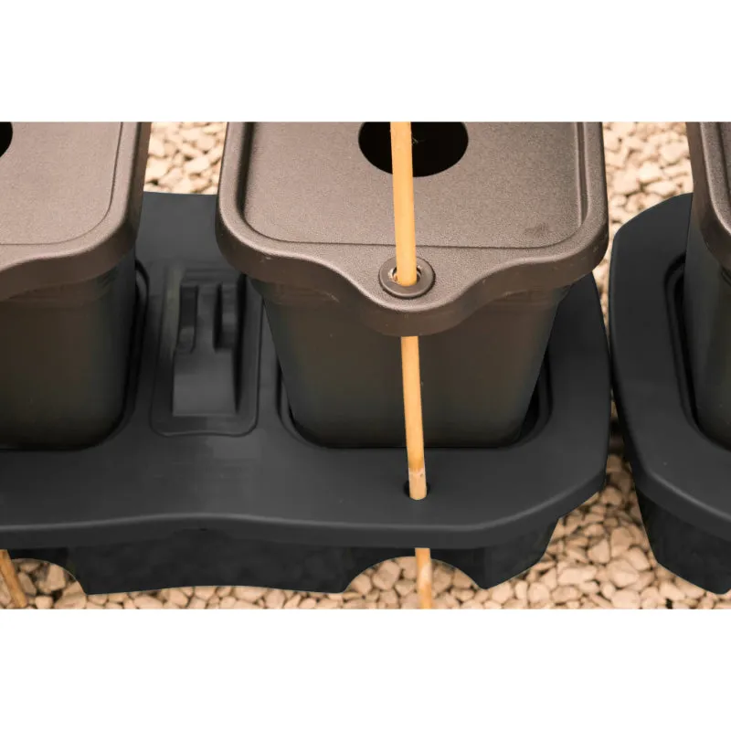 Quadgrow Watering System mulchdeksel 4 stuks met stokhouder
