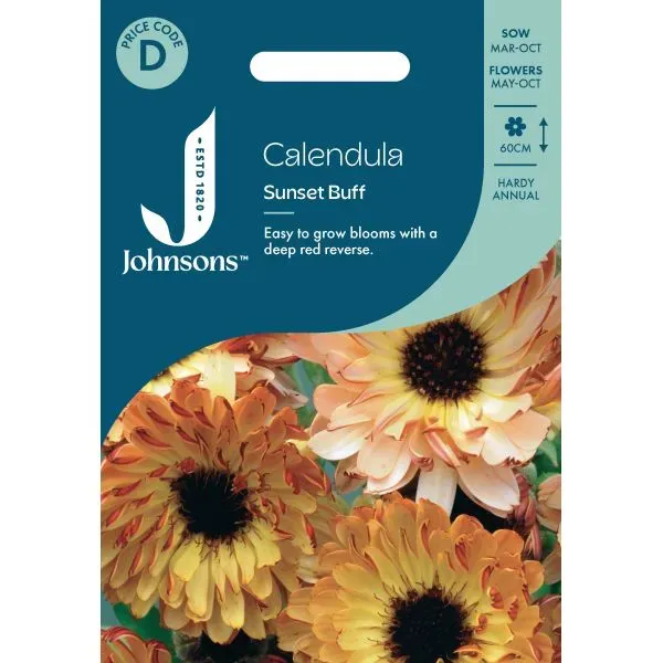 World Botanics Calendula Sunset Buff zaden abrikoos