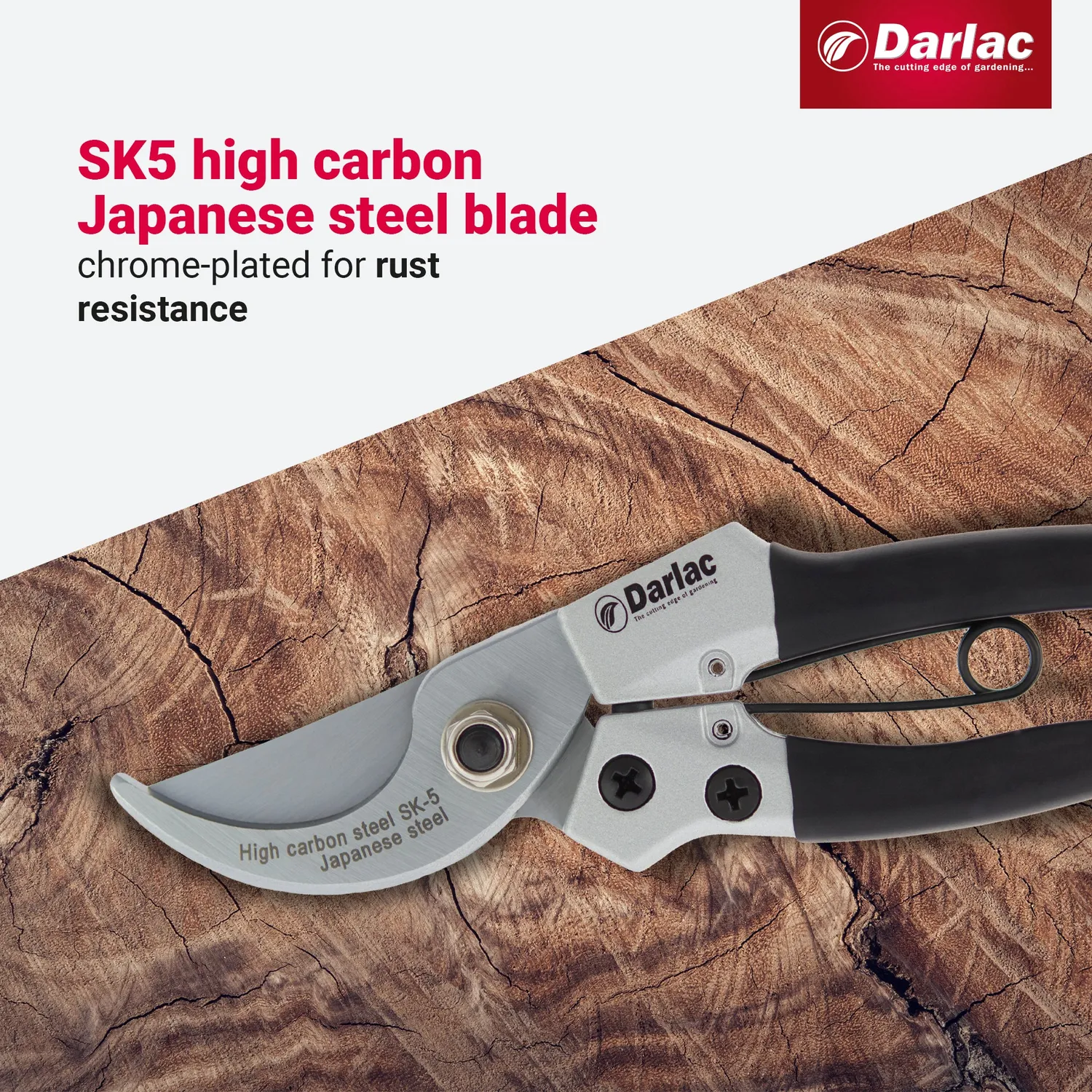 Darlac Compact Plus snoeischaar bypass 20 mm Japans staal