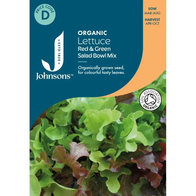 World Botanics Salad Bowl Red & Green Mix slazaden biologisch