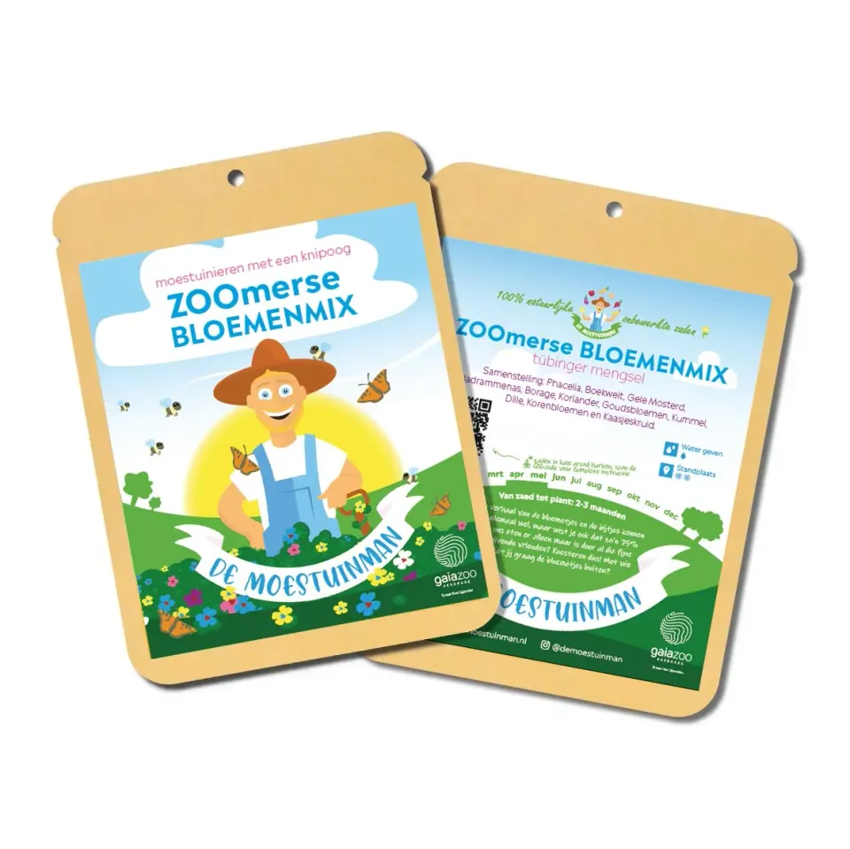 De Moestuinman ZOOmerse Mix bloemenzaden bijen
