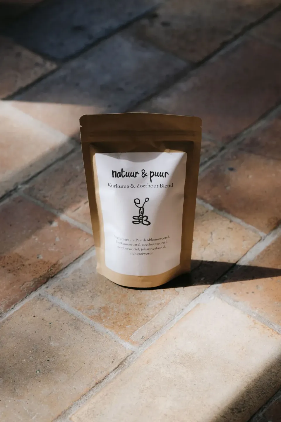 Natuur & Puur Kurkuma Zoethout losse thee 100 gram verwarmend