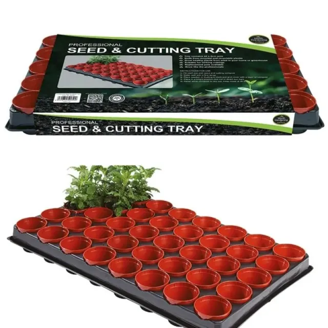 World Botanics Zaaitray met 40 Potten 6 cm + navulling