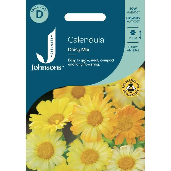 World Botanics Calendula Daisy Mix bloemzaden onbespoten