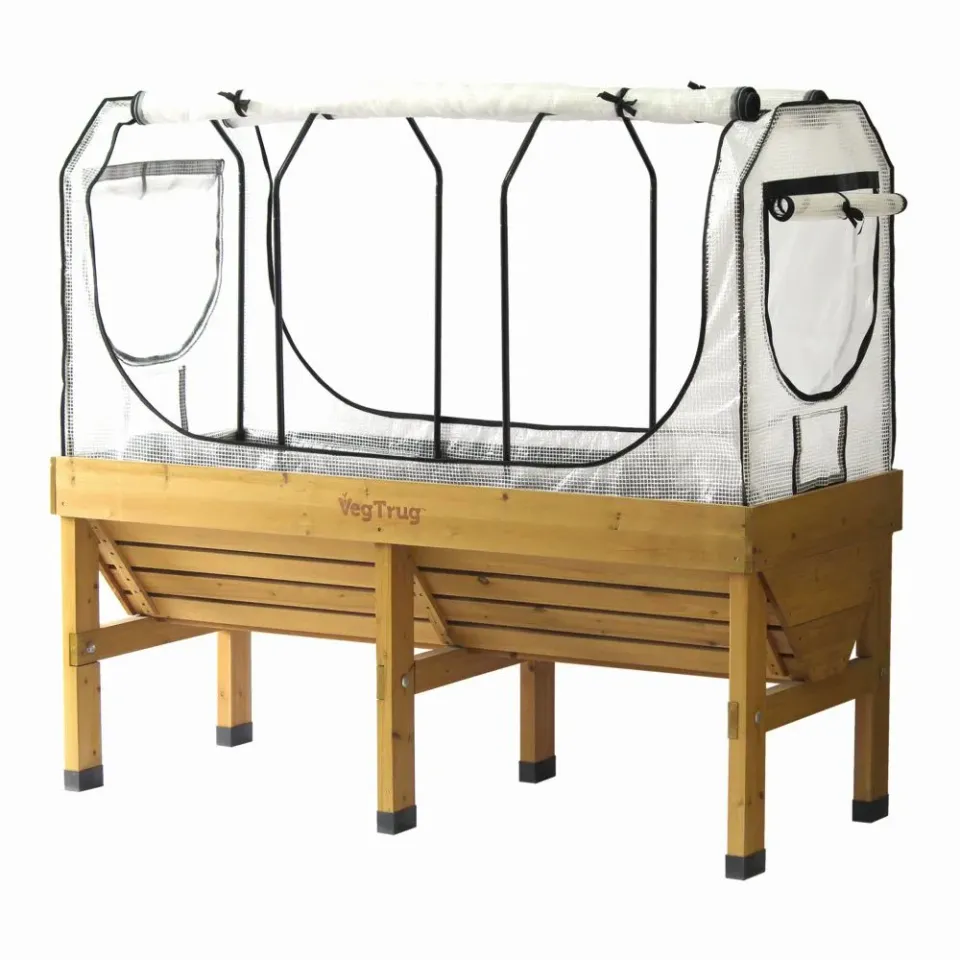 World Botanics Classic kasframe met hoes 1 m staal
