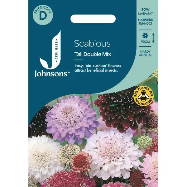 World Botanics Tall Double Mixed scabiosa bloemzaden gemengd