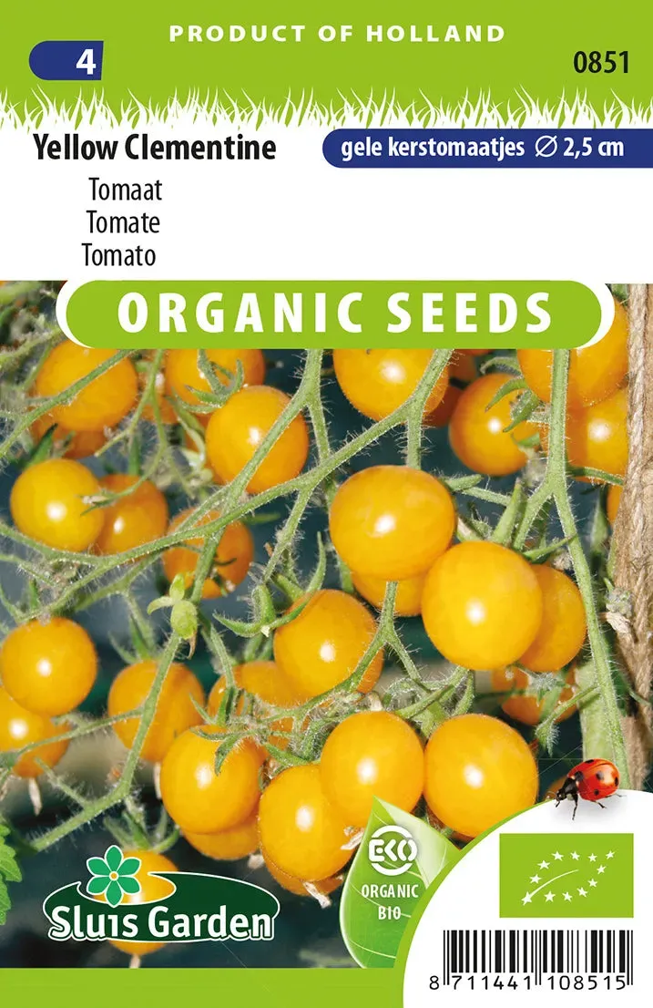 Sluis Garden Tomaat Yellow Clementine BIO Zaden