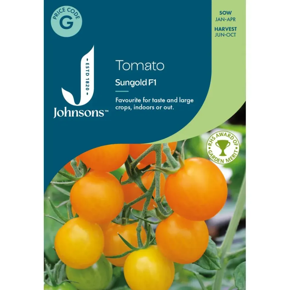 World Botanics Tomaat Sungold F1 Groentezaden oranje kerstomaat