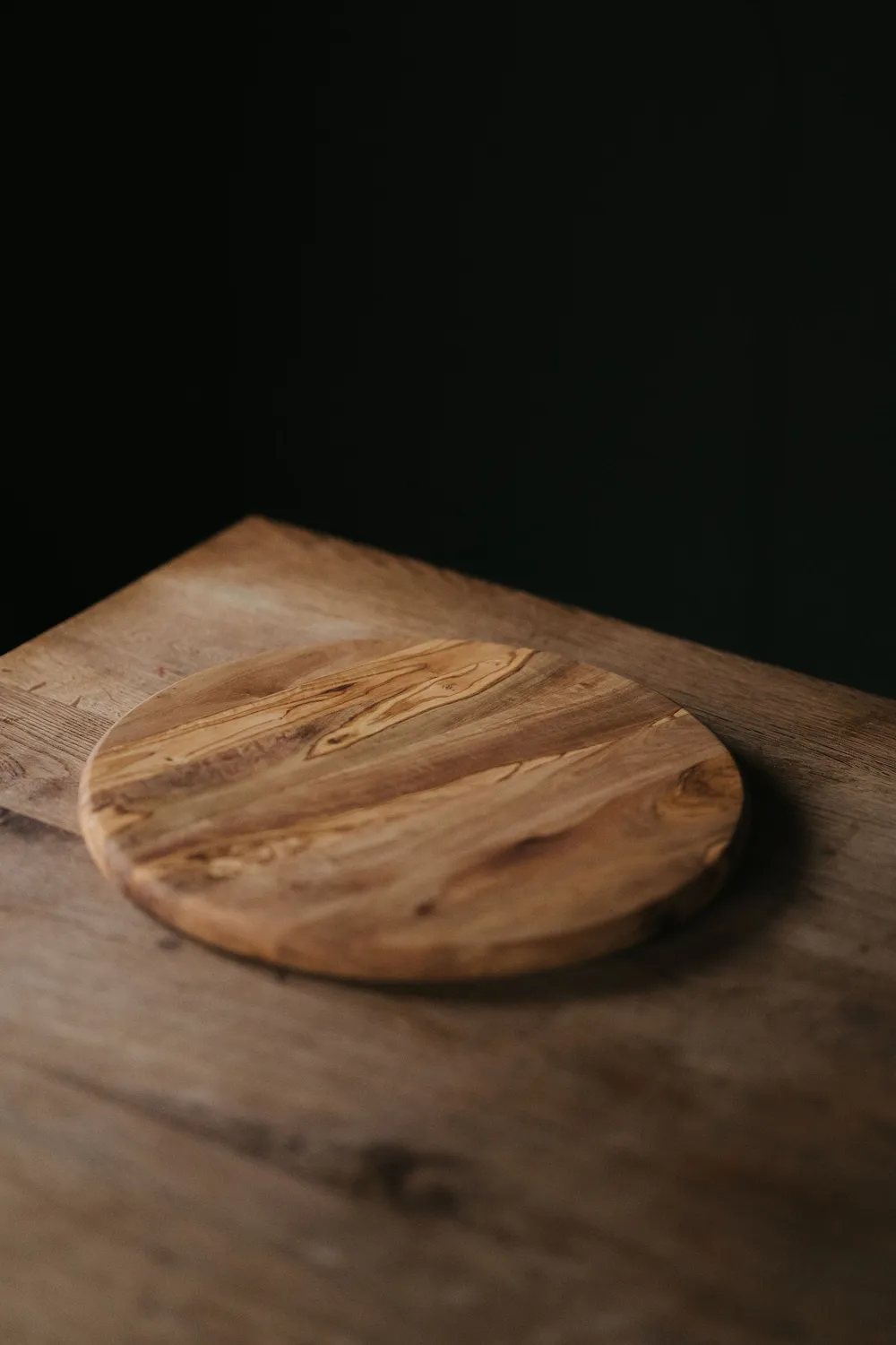 Medina Mood snijplank olijfhout handgemaakt 30 cm borrelplank