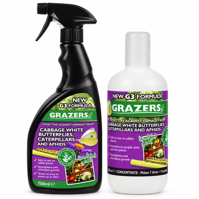 Grazers Butterfly Caterpillars spray 750ml met concentraat 350ml