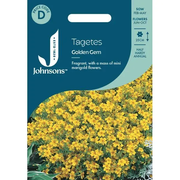 World Botanics Golden Gem tagetes zaden geel