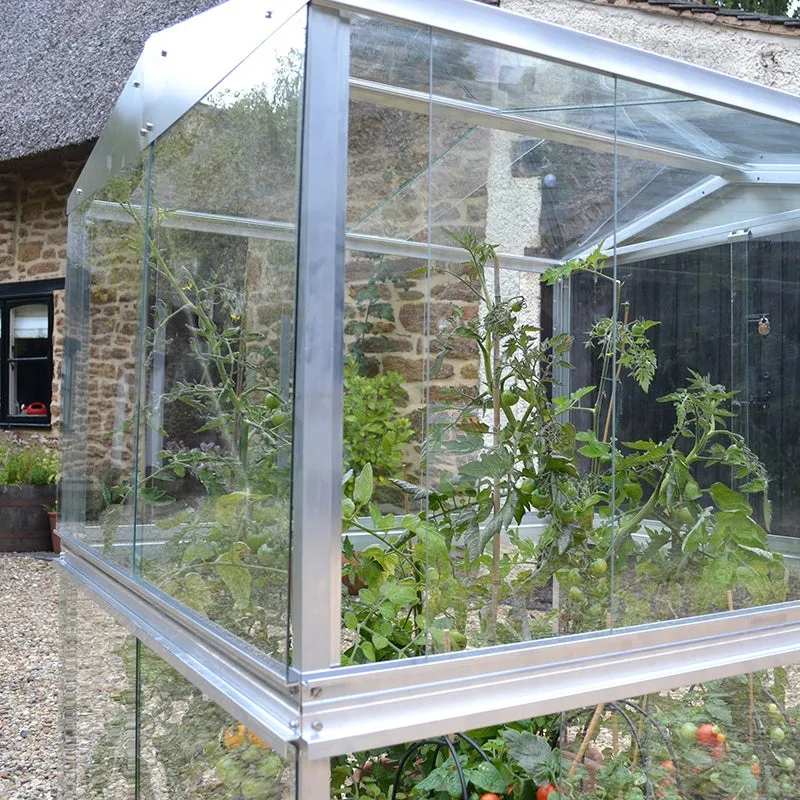 World Botanics Double Tomato House tuinkas aluminium glas