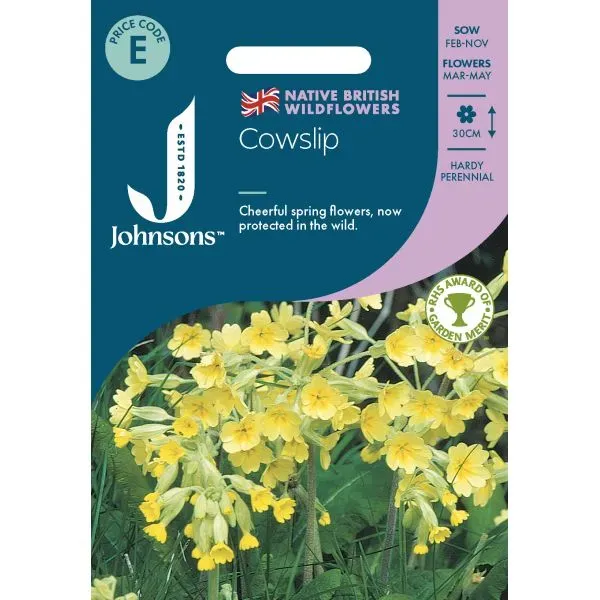 World Botanics Wildflower Cowslip zaden geel