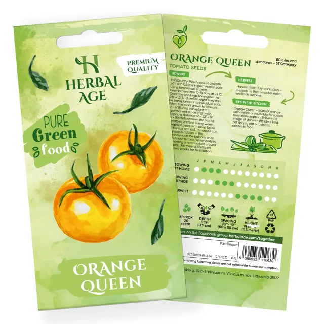 Herbal Age Premium Orange Queen tomatenzaden 20 zaden oranje
