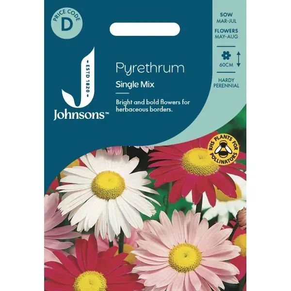 World Botanics Pyrethrum Single Mix Bloemzaden enkelbloemig