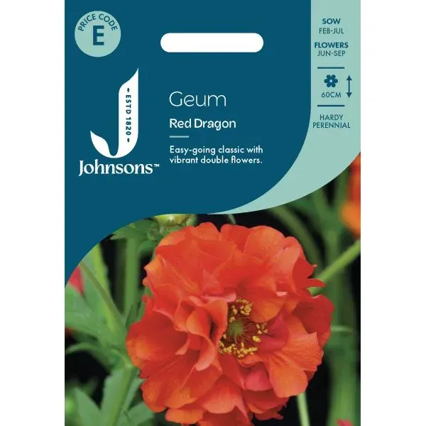 World Botanics Geum Red Dragon Bloemzaden dubbel rood