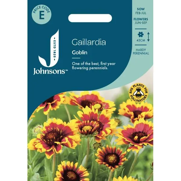 World Botanics Gaillardia Goblin bloemzaden rood-geel 45cm