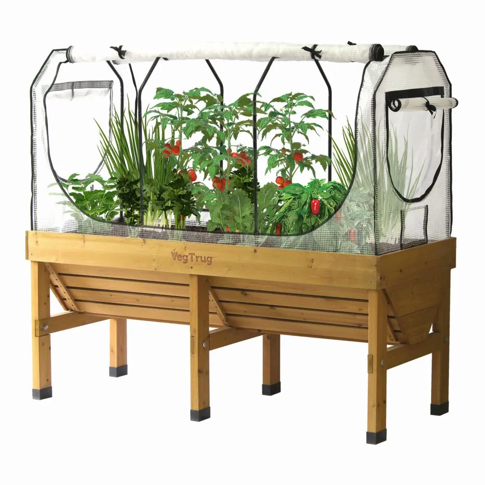 World Botanics Classic kasframe met hoes 1 m staal