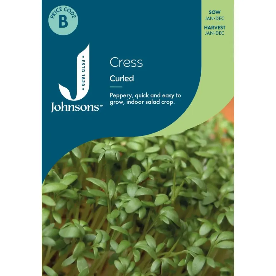 World Botanics Curled tuinkers zaden scherp van smaak