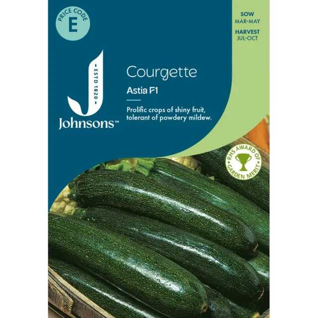 World Botanics Astia F1 courgette zaden pot meeldauwtolerant